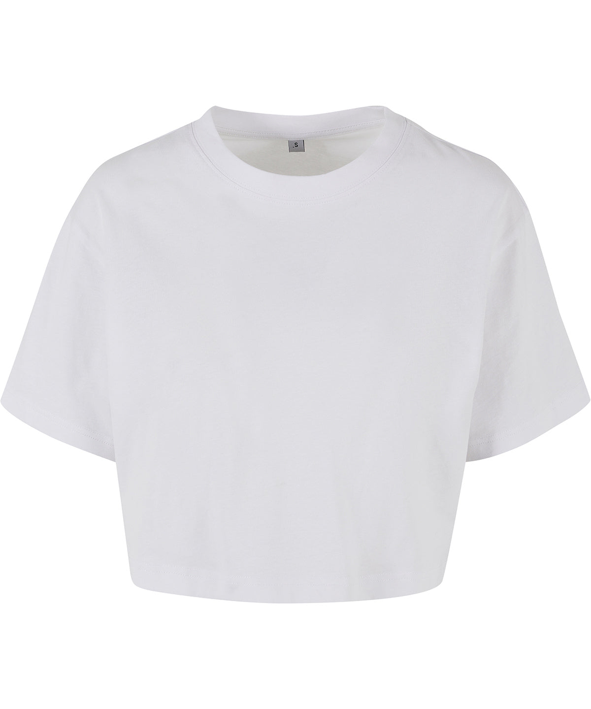 Sporty Oversized Womens Short Tee with Wide Sleeves