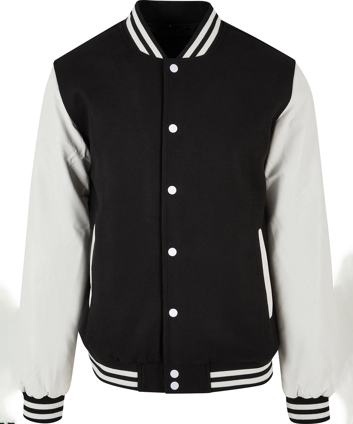 Mens Retro College Jacket with Contrasting Sleeves