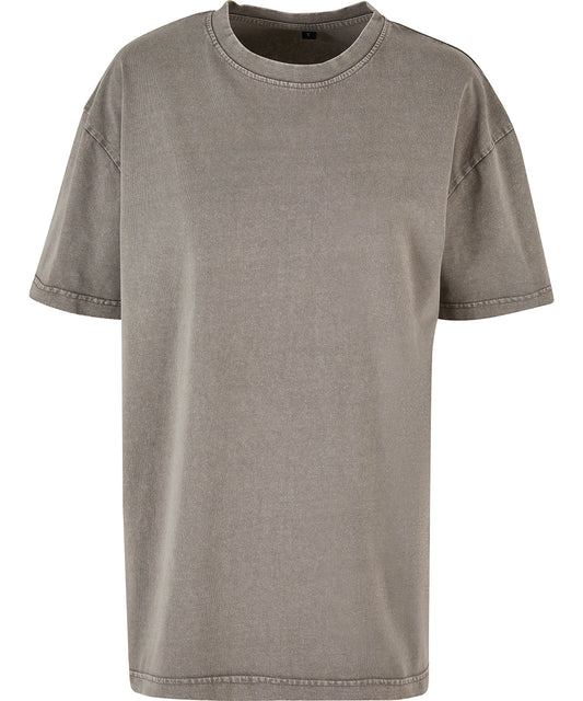 Womens Acid Wash Oversized Tee Female Adult TShirt