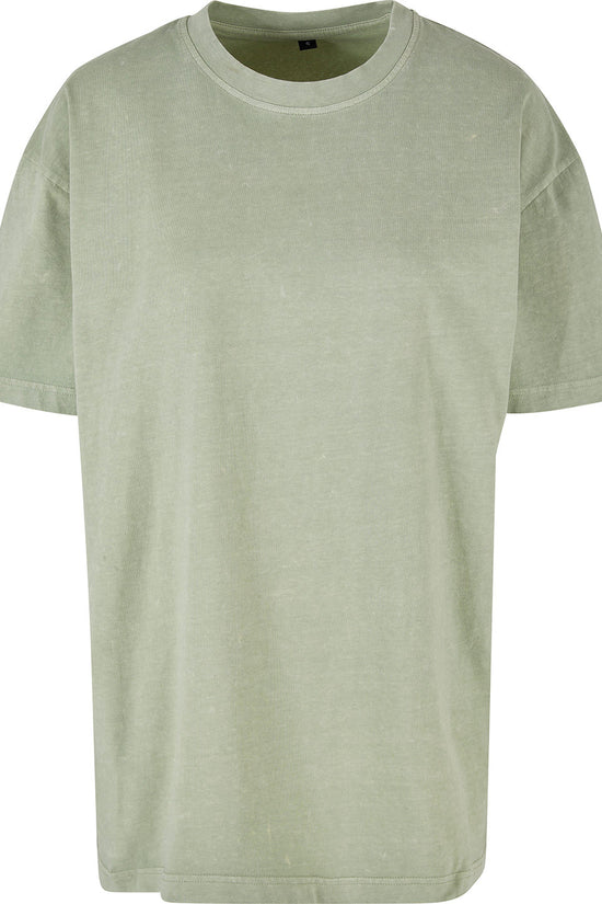 Womens Acid Wash Oversized Tee Female Adult TShirt