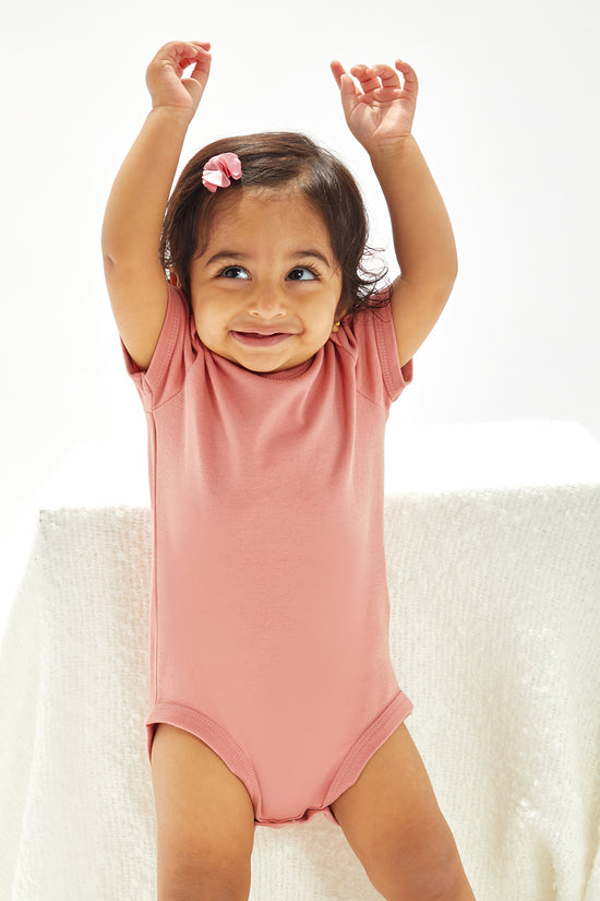 Organic Cotton Baby Bodysuit Unisex Infant Short Sleeve