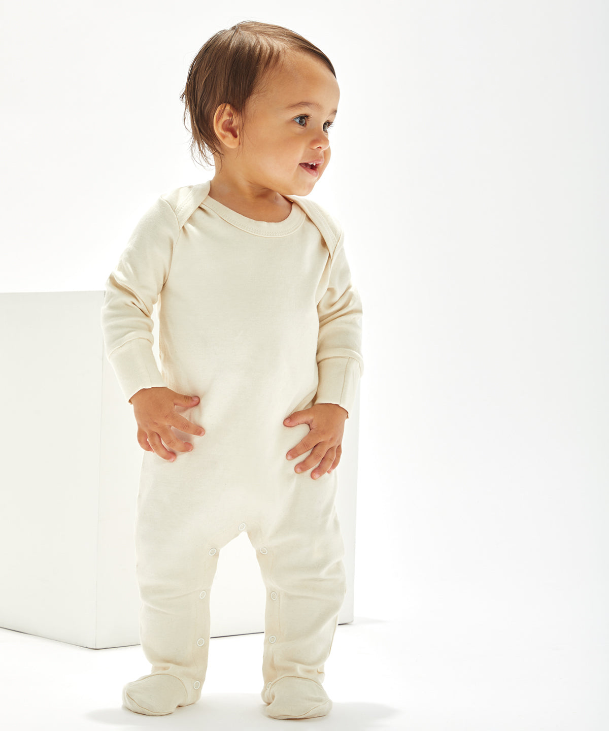 Babybugz Baby Organic Envelope Sleepsuit with Mitts Bodysuit