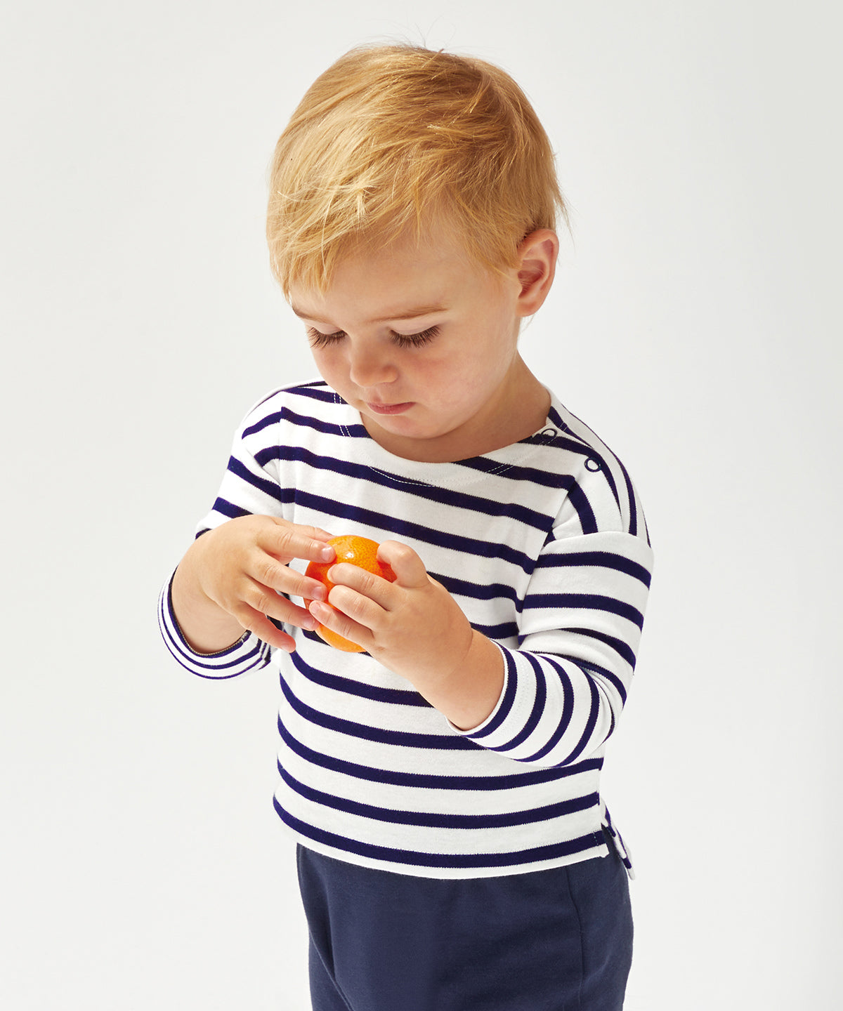 Organic Baby Breton Top TShirt Long Sleeve Unisex Infant