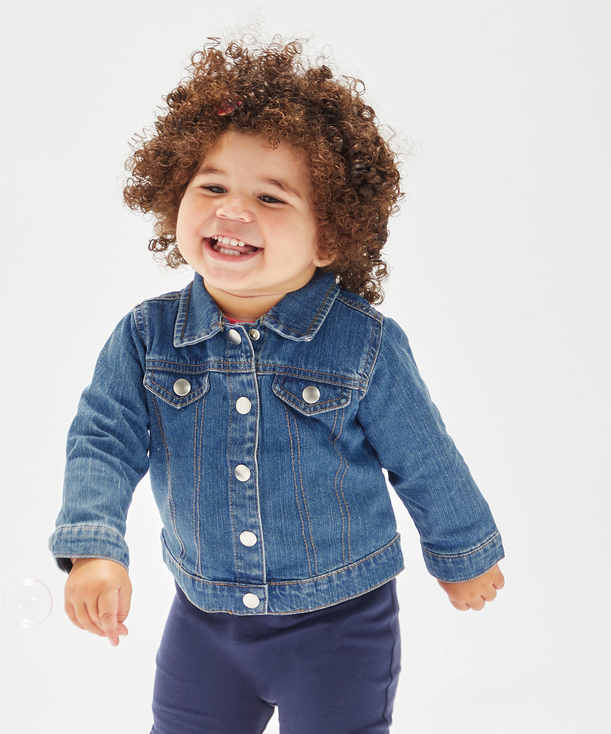 Organic Cotton Baby Denim Jacket for Personalization