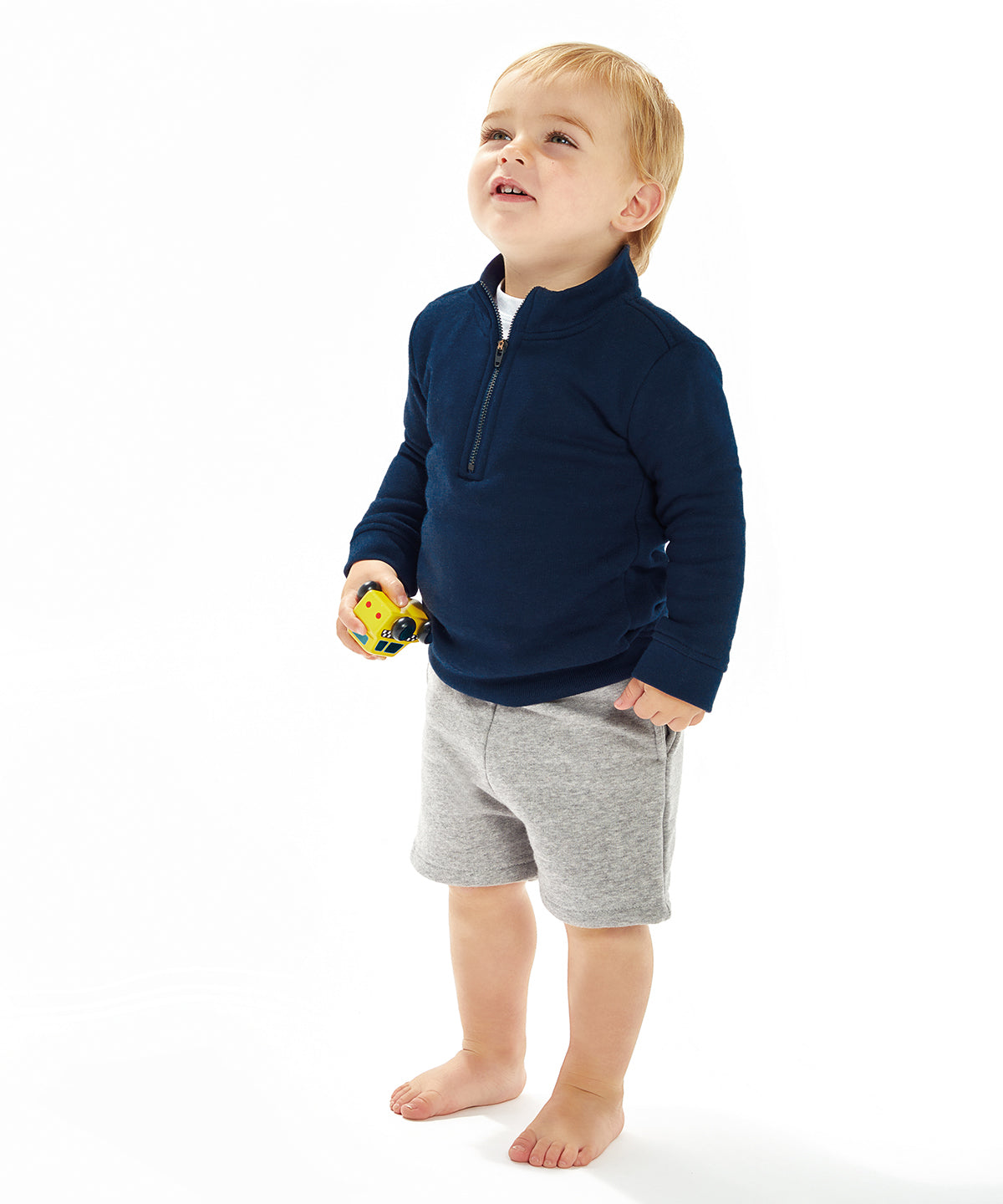 Babybugz Baby 14 Zip Organic Cotton Sweatshirt