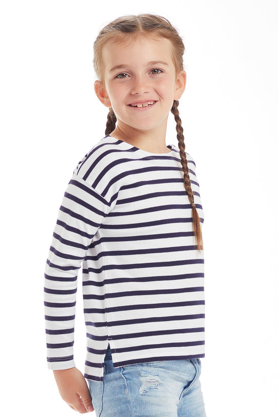 Babybugz Kids Breton TShirts Organic Cotton Unisex Tees