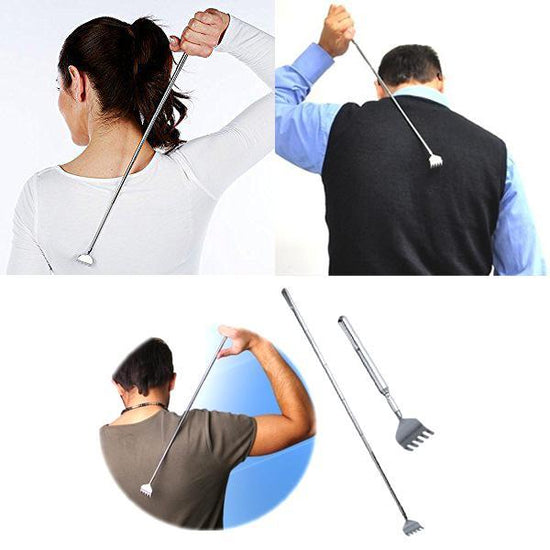 Telescopic Metal Back Scratcher with Eagle Claw Design 3 Colors