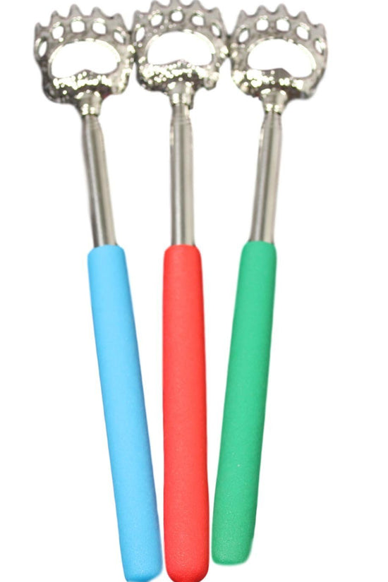 Telescopic Metal Back Scratcher with Eagle Claw Design 3 Colors