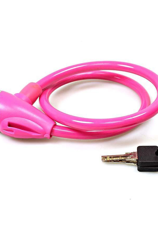 HeavyDuty Bicycle Lock with 2 Keys Assorted Colors