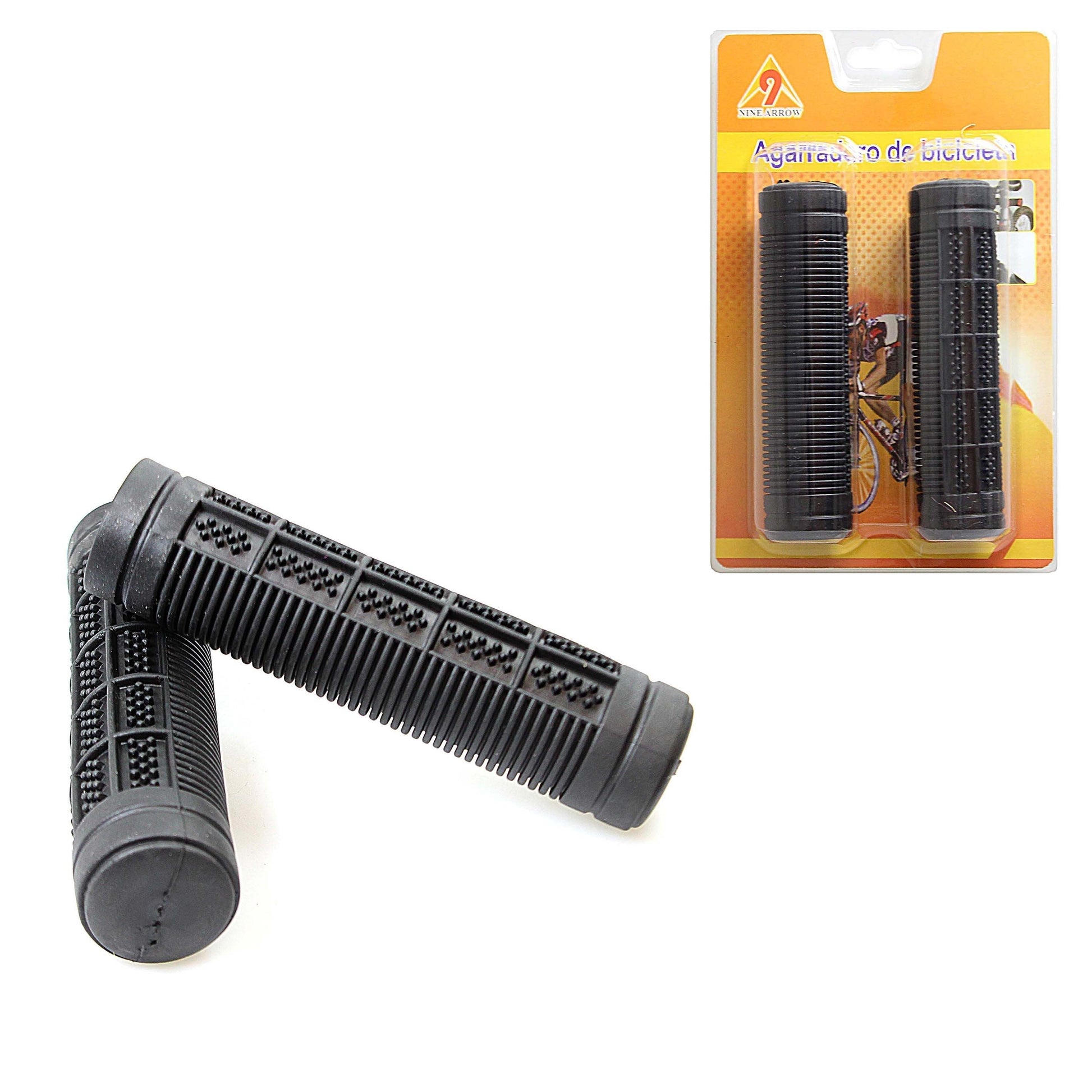 Durable Bicycle Rubber Grip Handles 2 Pack