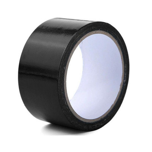 Black Duct Tape 48mm x 10m HeavyDuty Adhesive Tape for Repairs and Crafting