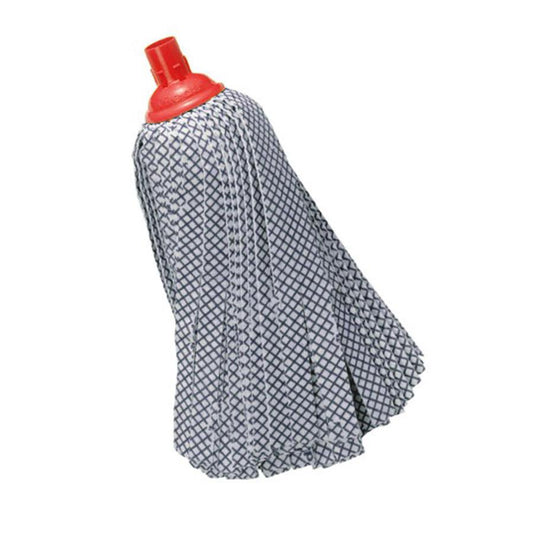 Professional Blue Cloth Mop Head with Durable Stick