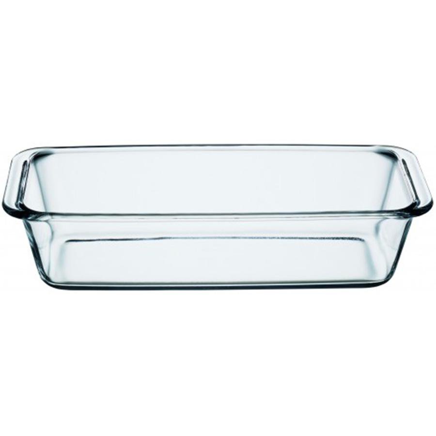 Elegant PB Borcam 163L Rectangle Glass Cake Dish 30cm