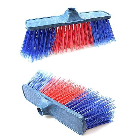 Durable Plastic Cleaning Brush Broom Head in Assorted Colors