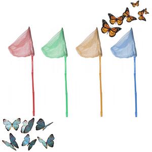 Durable Fishing Net Mesh Insect Butterfly Catcher with Long Handle 110M
