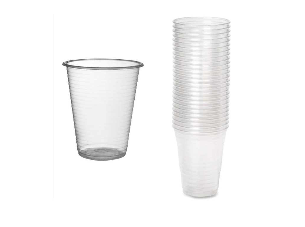 Premium Clear Plastic Cups Pack of 100 Bulk Party Supplies