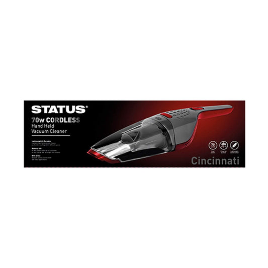 Cincinnati Cordless Hand Held Vacuum 70W Powerful and Portable