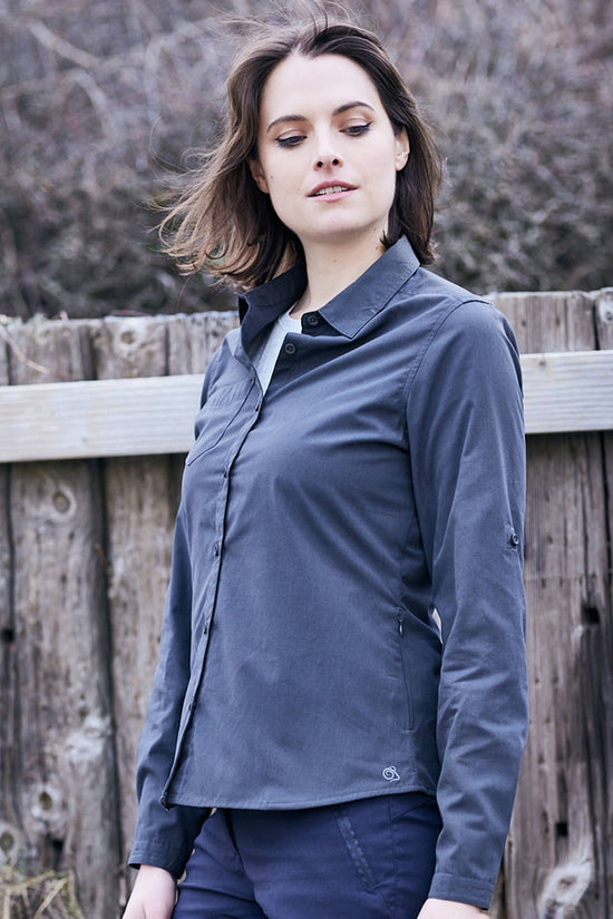 Craghoppers Expert Womens Kiwi LongSleeved InsectRepellent Shirt