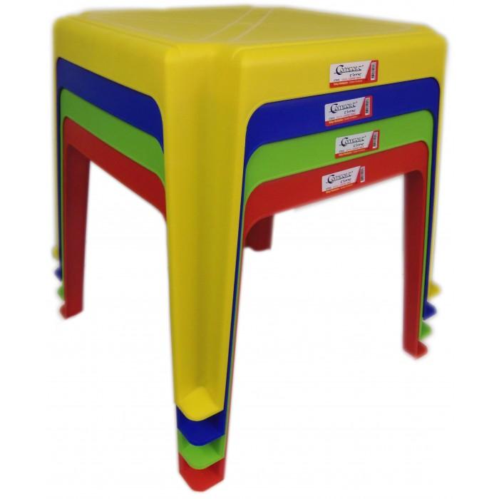 Durable Indoor Outdoor Childrens Plastic Table Assorted Colors
