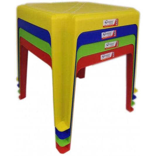 Durable Indoor Outdoor Childrens Plastic Table Assorted Colors
