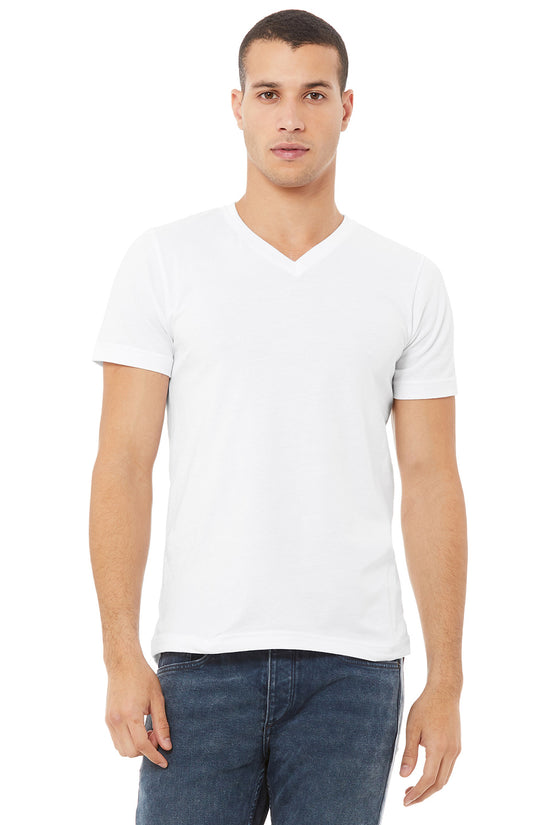 Bella Canvas Unisex Jersey VNeck TShirt Slim Fit