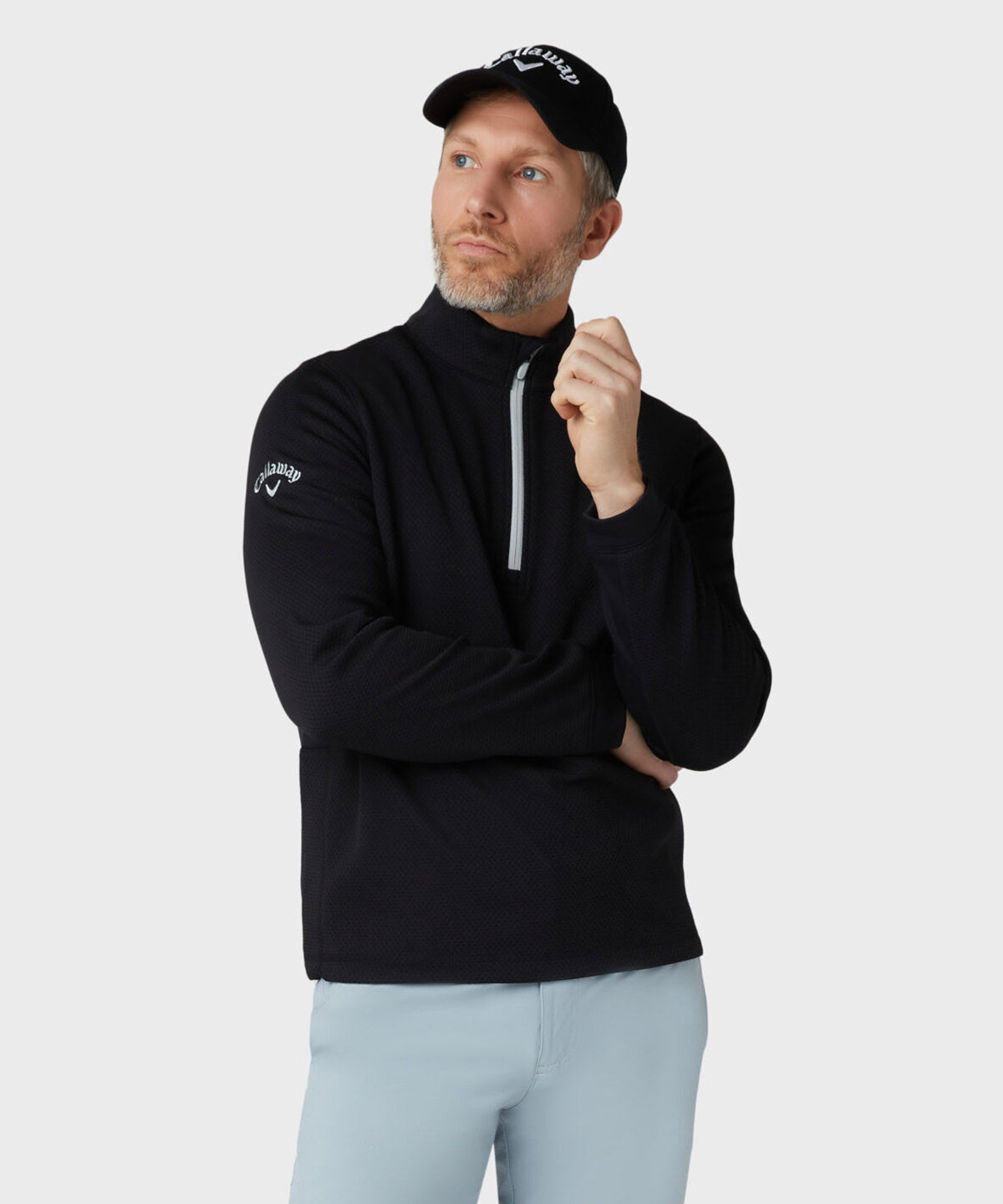 Callaway Hex Fleece 14Zip Jacket for Men MoistureWicking EcoFriendly