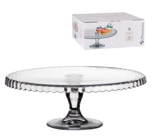 Elegant Glass Dessert Server Cake Stand for Parties and Weddings