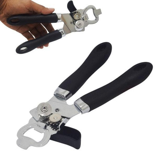 Stainless Steel Butterfly Can Bottle Opener with Comfort Grip Handles