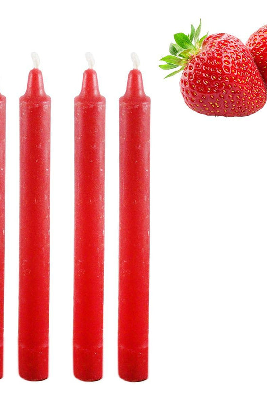 4Pack Long Scented Wax Candles Assorted Scents Colours