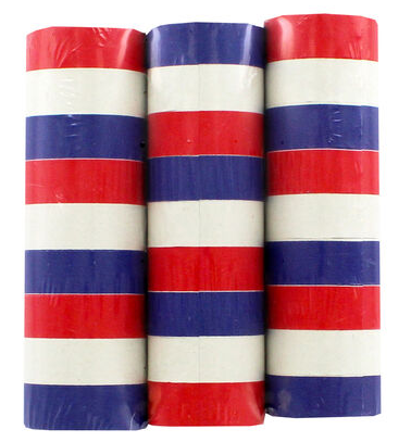 British Flag Football Streamers Pack 3 Rolls