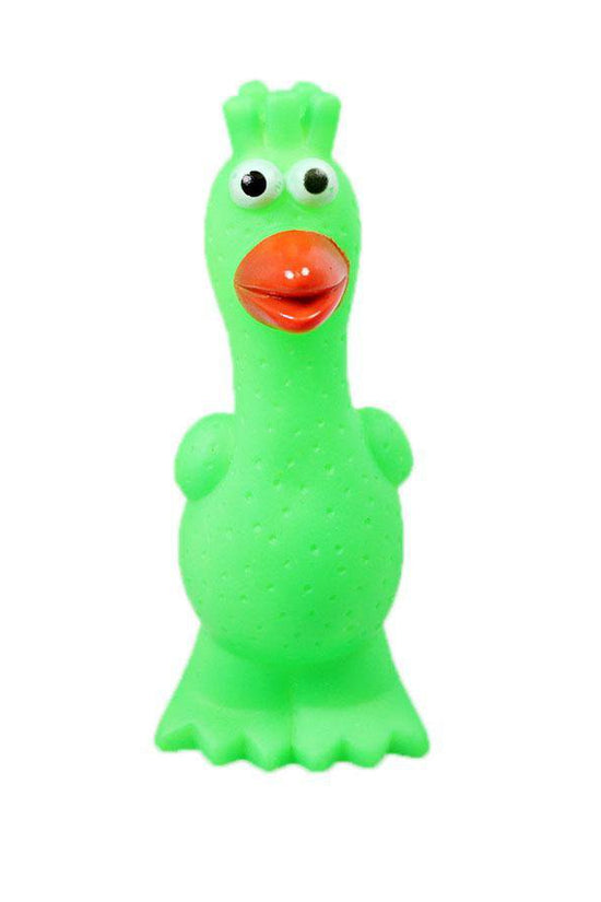 Interactive Dog Toy Squeaky Chicken Bird 17cm Assorted Designs Colors