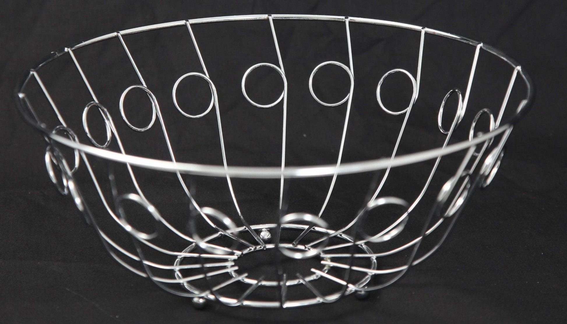 Modern Metal Fruit Bowl Basket Stylish Kitchen Decor