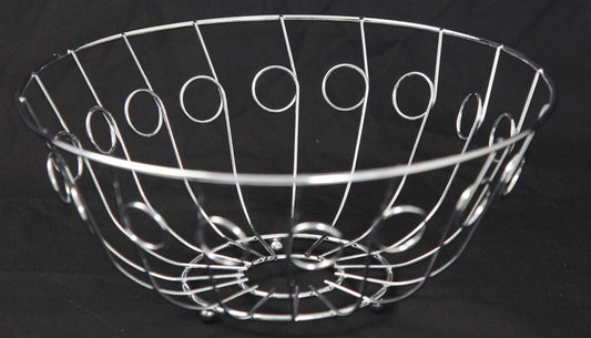 Modern Metal Fruit Bowl Basket Stylish Kitchen Decor