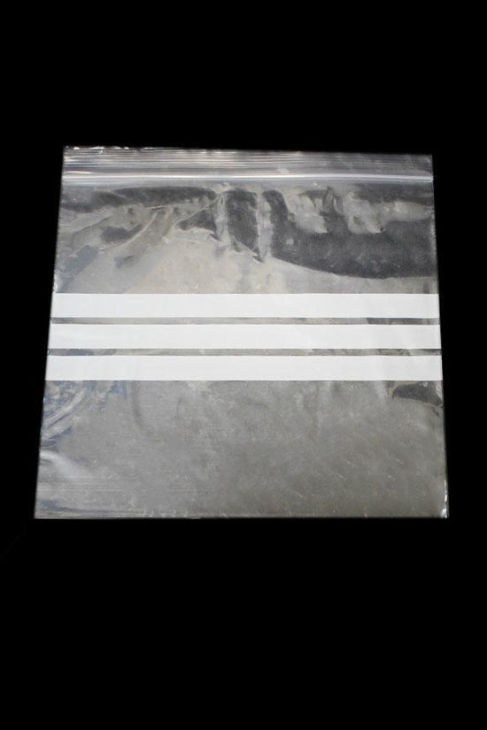 Clear Resealable Zipper Plastic Bags 155mm x 155mm Pack of 20