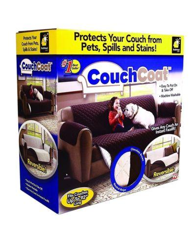 Brown Pet Couch Sofa Slip Cover Protect Furniture from Pet Hair Stains