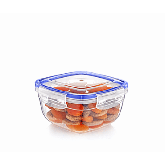 275ml Square Clear Food Storage Container with Sealing Lid