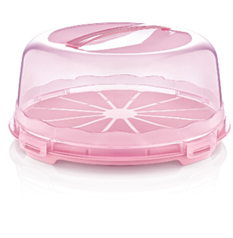 Durable Plastic Cake Pastry Carry Storage Box with Cover 30 cm Assorted Colors