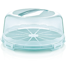 Durable Plastic Cake Pastry Carry Storage Box with Cover 30 cm Assorted Colors