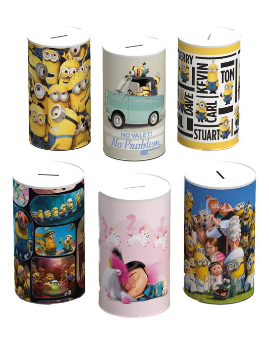 Despicable Me Mega Money Tin 20L Assorted Designs