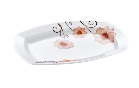 Elevate Your Dining with Melamine Oval Service Tray Dinner Plate