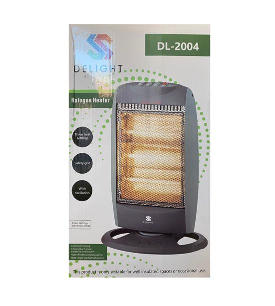 Delight Housewares 3 Bar Halogen Heater EnergyEfficient Portable Heating Appliance