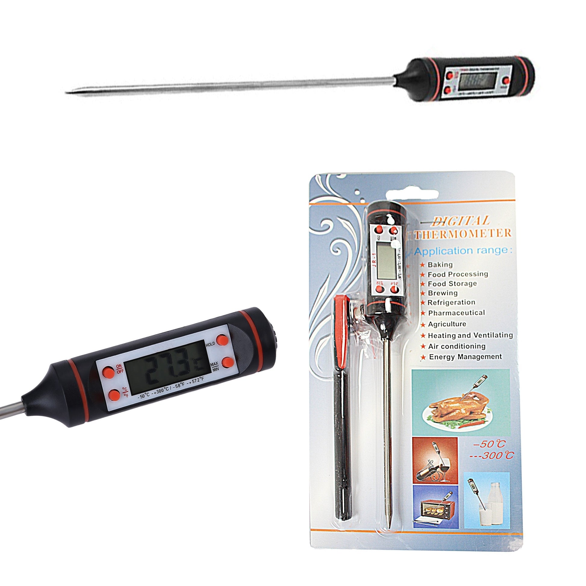 Professional Digital Cooking Thermometer for Precision Baking