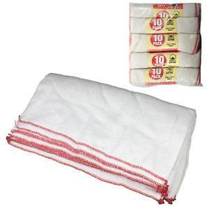 Super Absorbent Cotton Dish Cloth Pack of 10