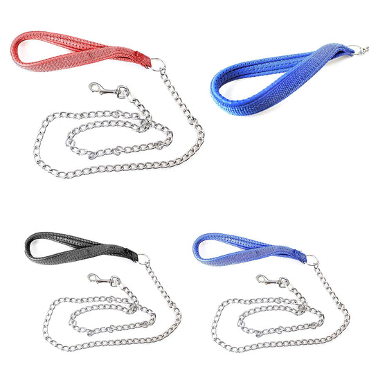 Durable Heavy Duty Metal Dog Strap Chain Lead 97 cm Length