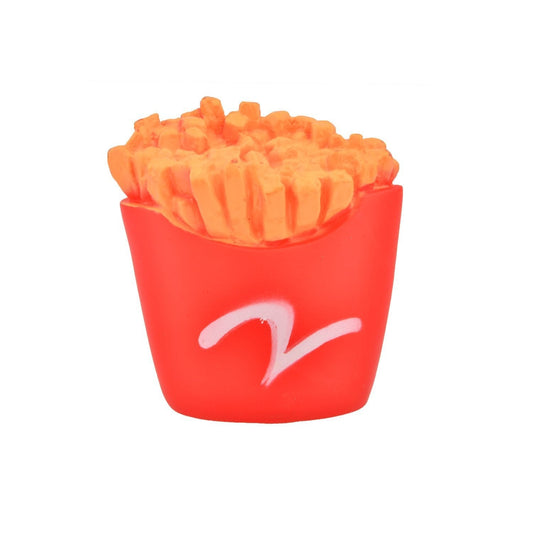 French Fries Silicone Pet Chew Toy for Dogs