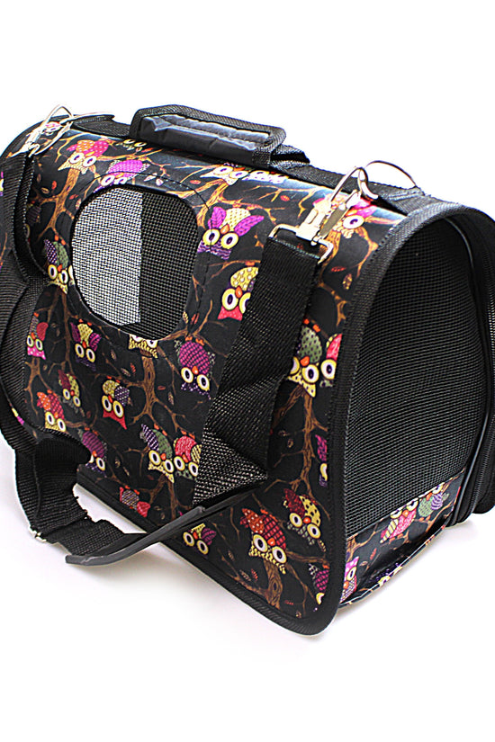 Foldable Pet Carry Case with Printed Design Assorted Designs