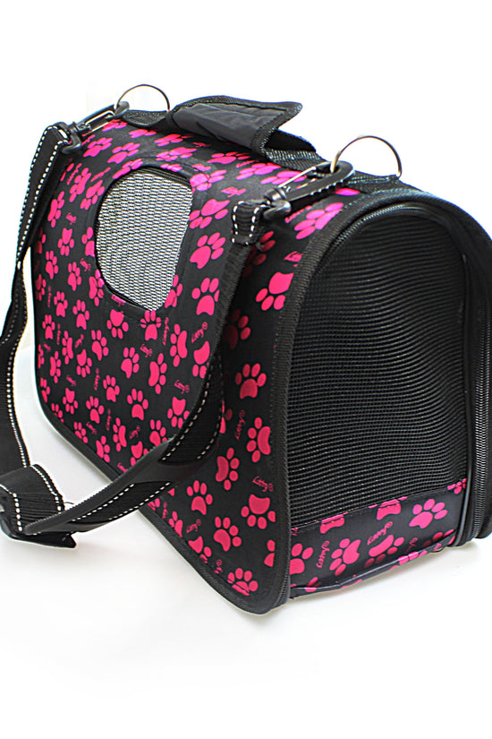 Foldable Pet Carry Case with Printed Design Assorted Designs