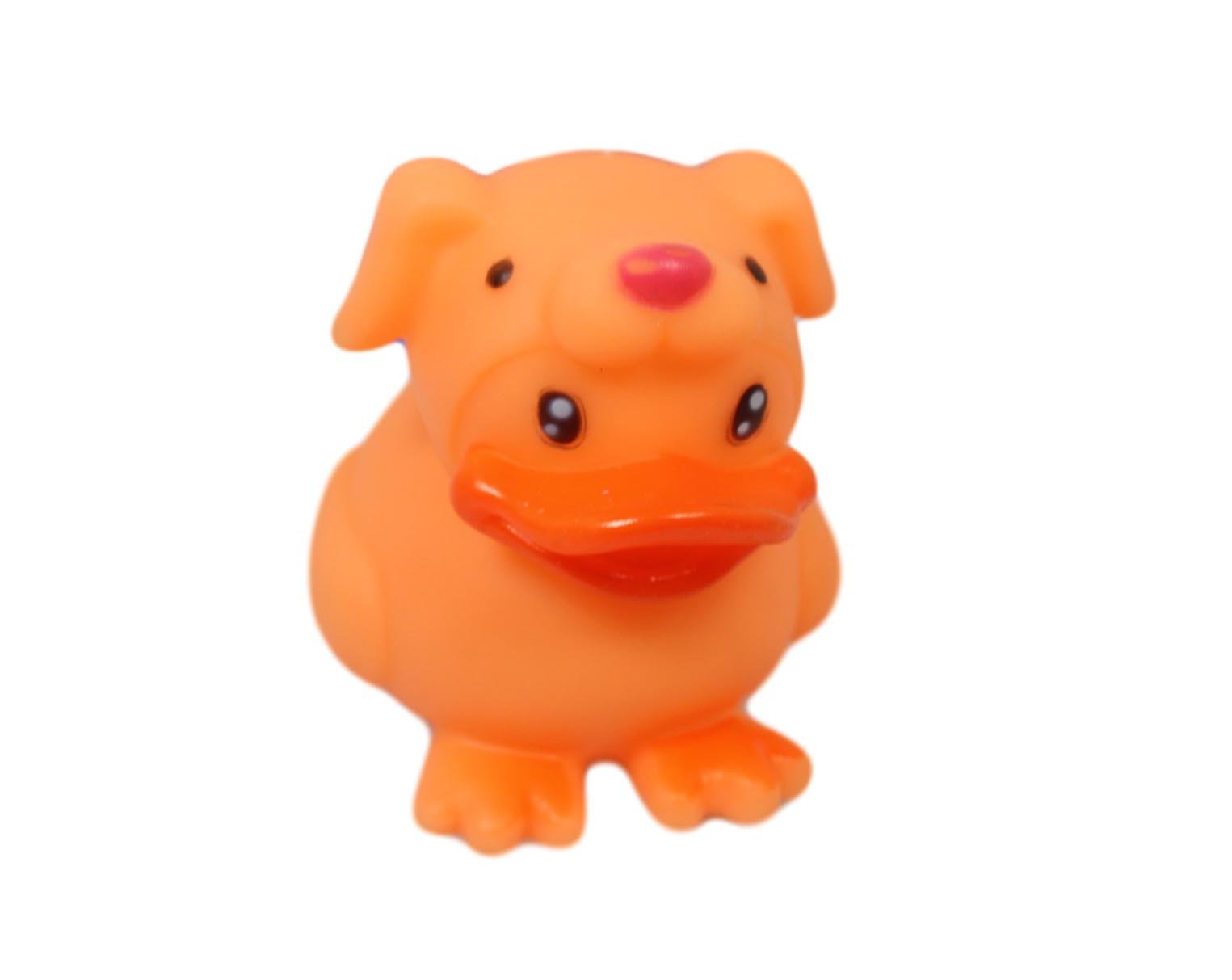 Interactive Pet Dog Toy Squeaky Duck in Animal Suit Assorted Colors