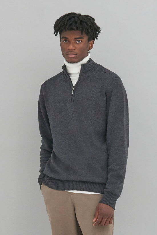 Wakhan Regen Zip Knit Sweater Unisex Knitted Jumper