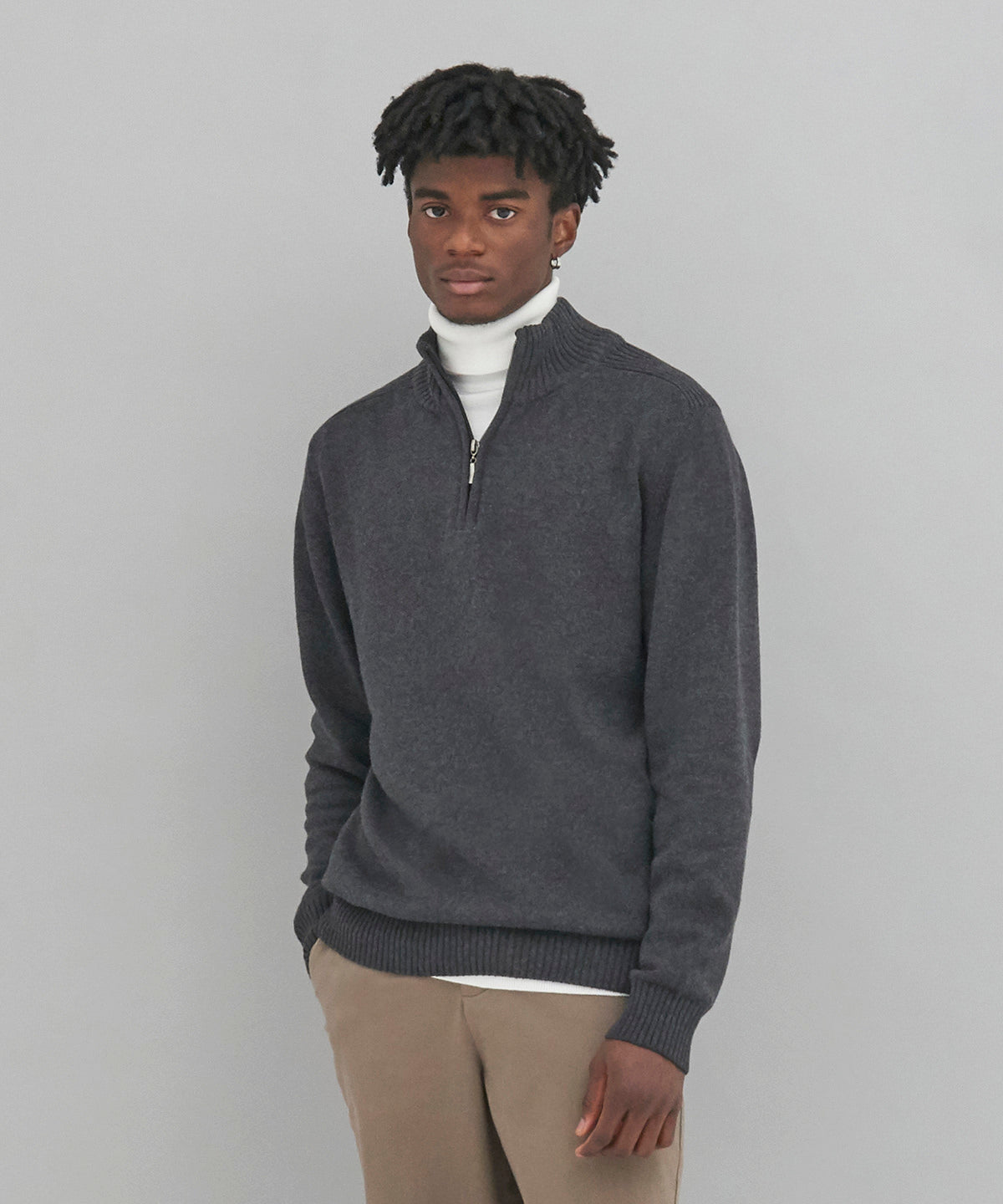 Wakhan Regen Zip Knit Sweater Unisex Knitted Jumper
